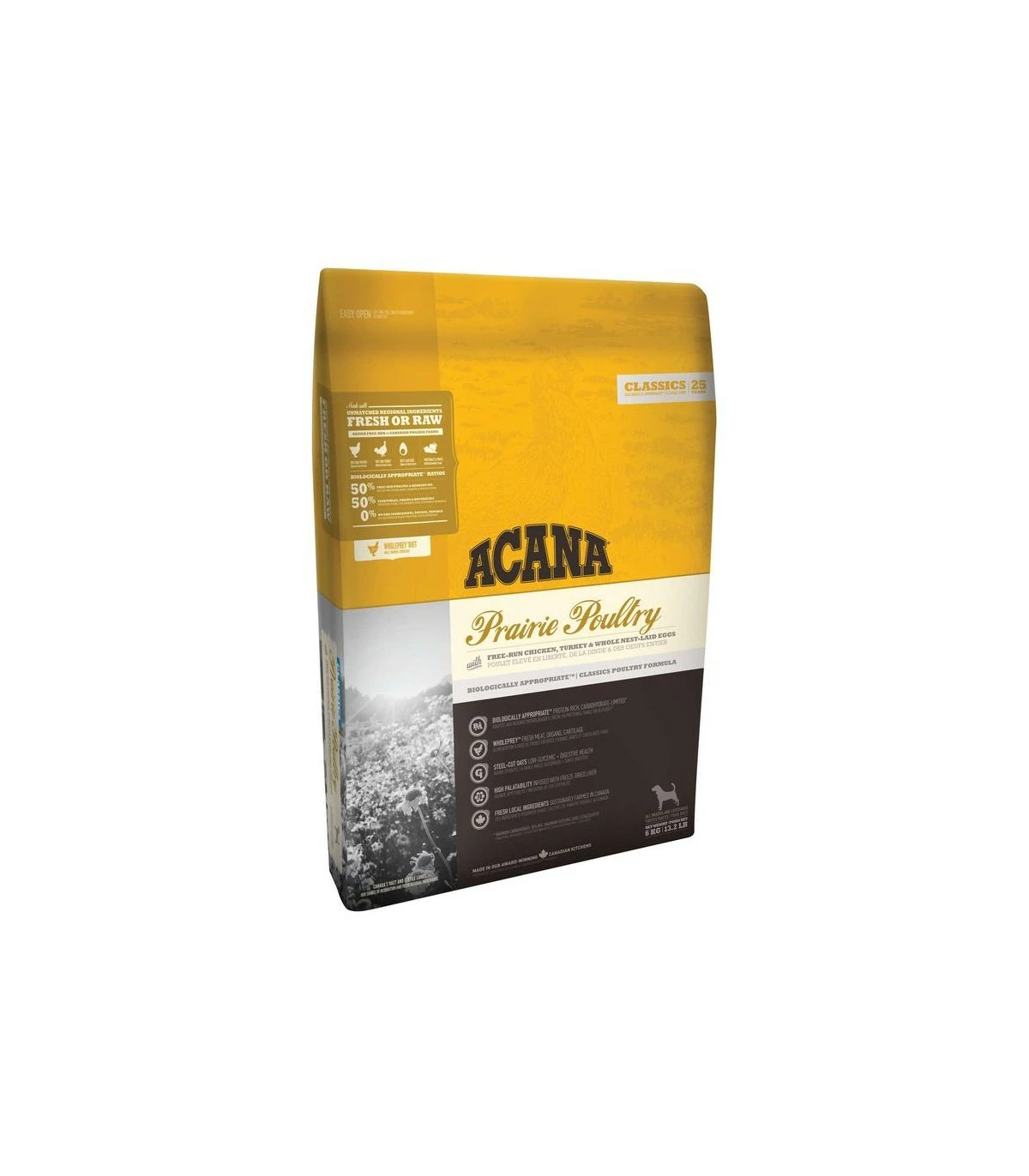 Acana Adult Prairie Poultry Dog 11,4 Kg Classics 25