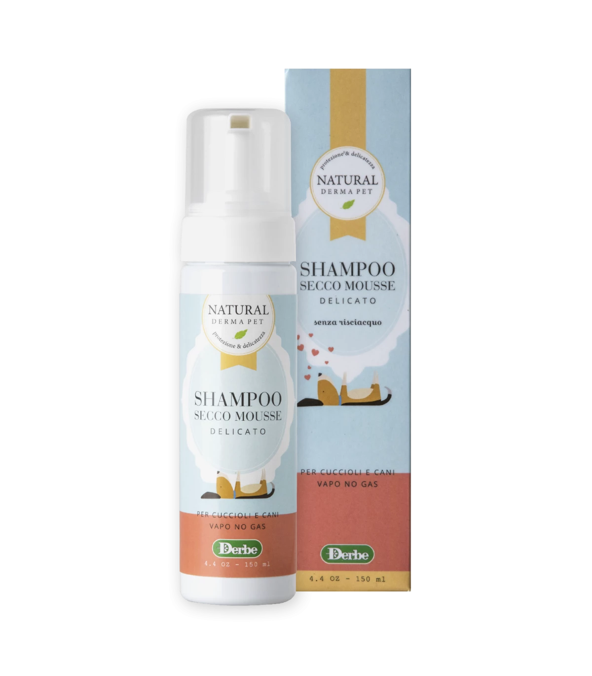 Derbe Shampoo Secco Mousse Delicato Cuccioli 150 Ml