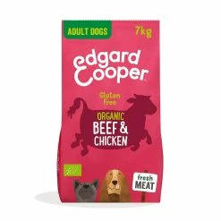 Edgard & Cooper Adult Carne Fresca Di Manzo E Pollo Biologici Senza Glutine 7 Kg