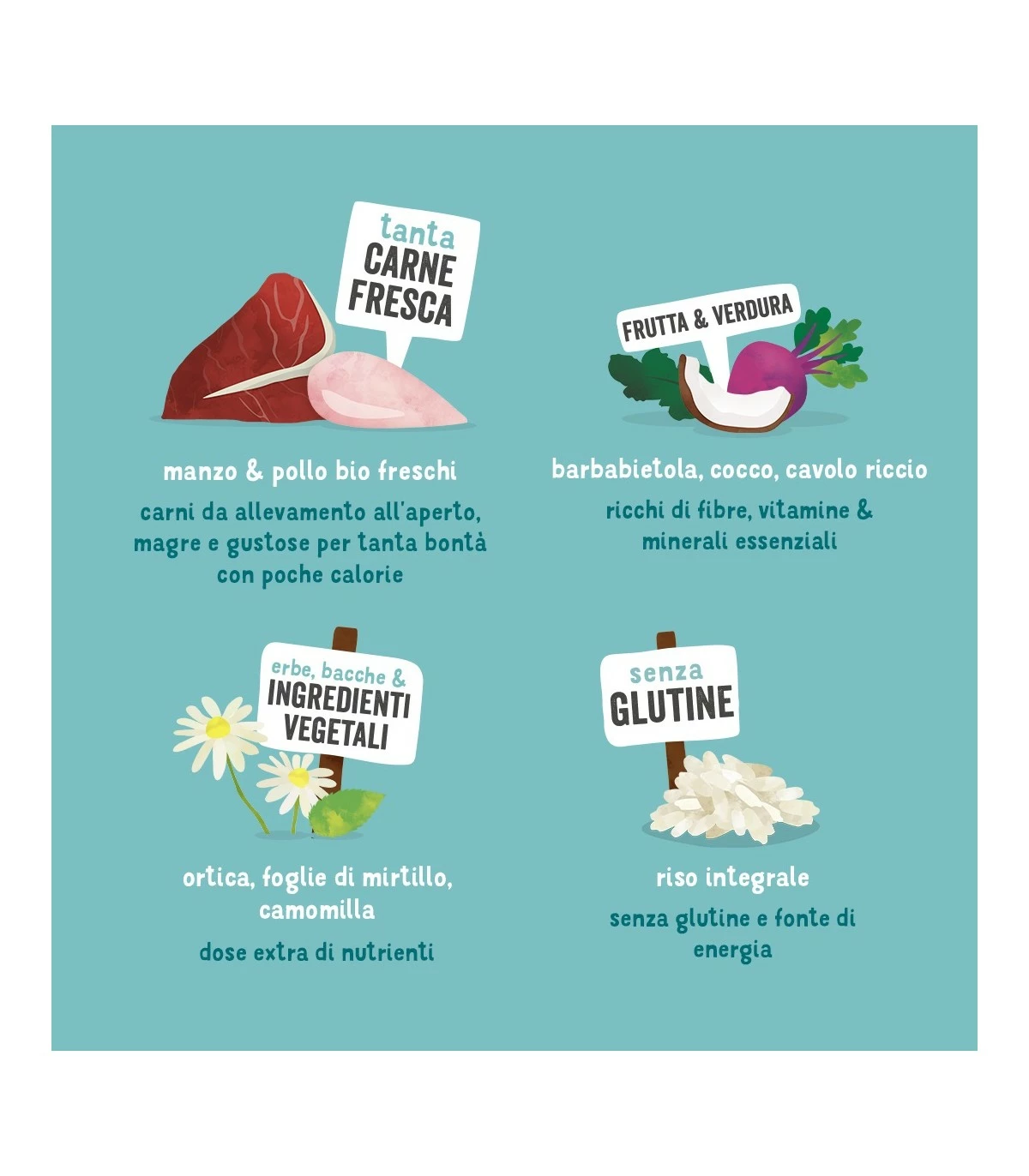 Edgard & Cooper Adult Carne Fresca Di Manzo E Pollo Biologici Senza Glutine 7 Kg - immagine 5