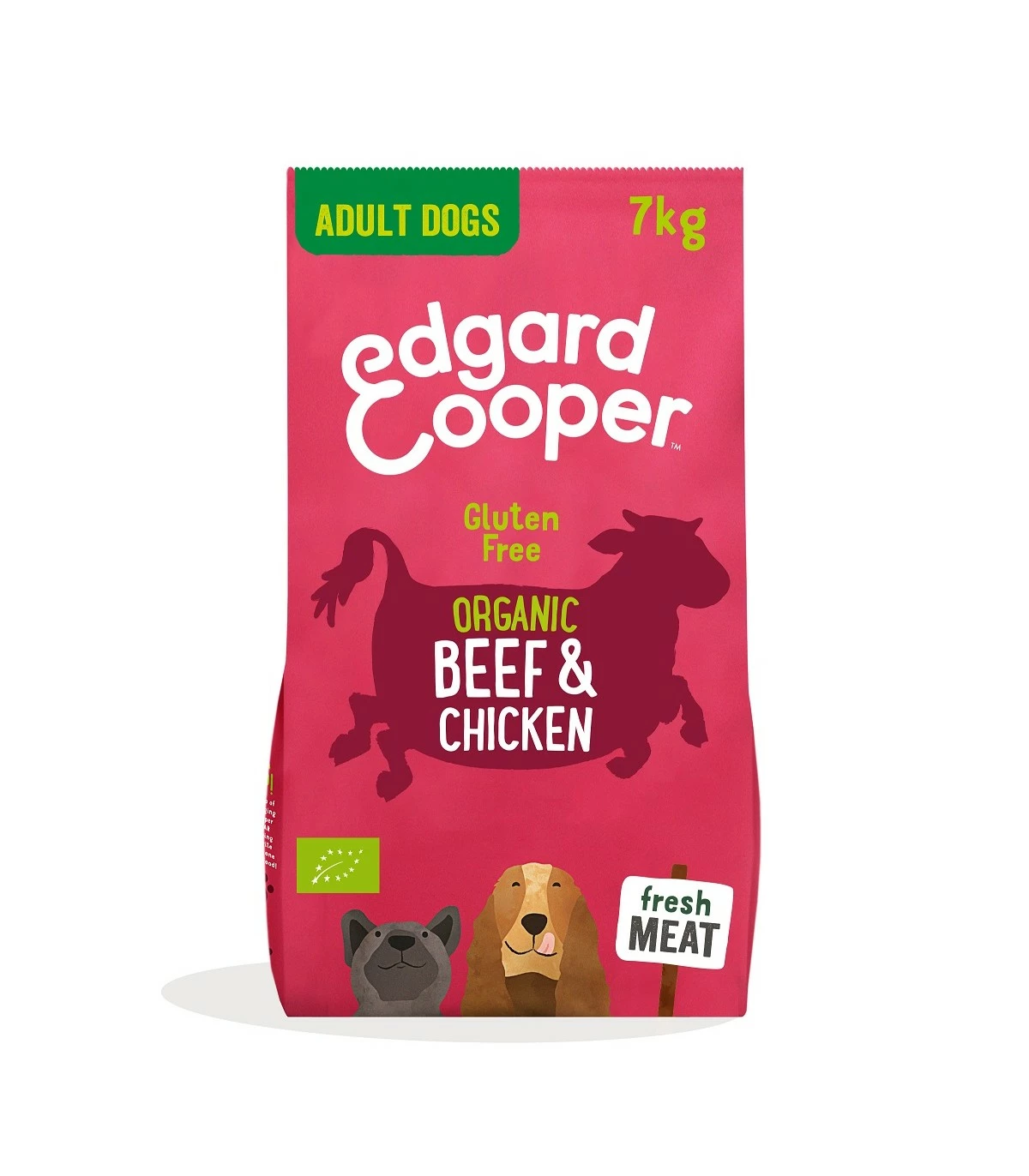 Edgard & Cooper Adult Carne Fresca Di Manzo E Pollo Biologici Senza Glutine 7 Kg