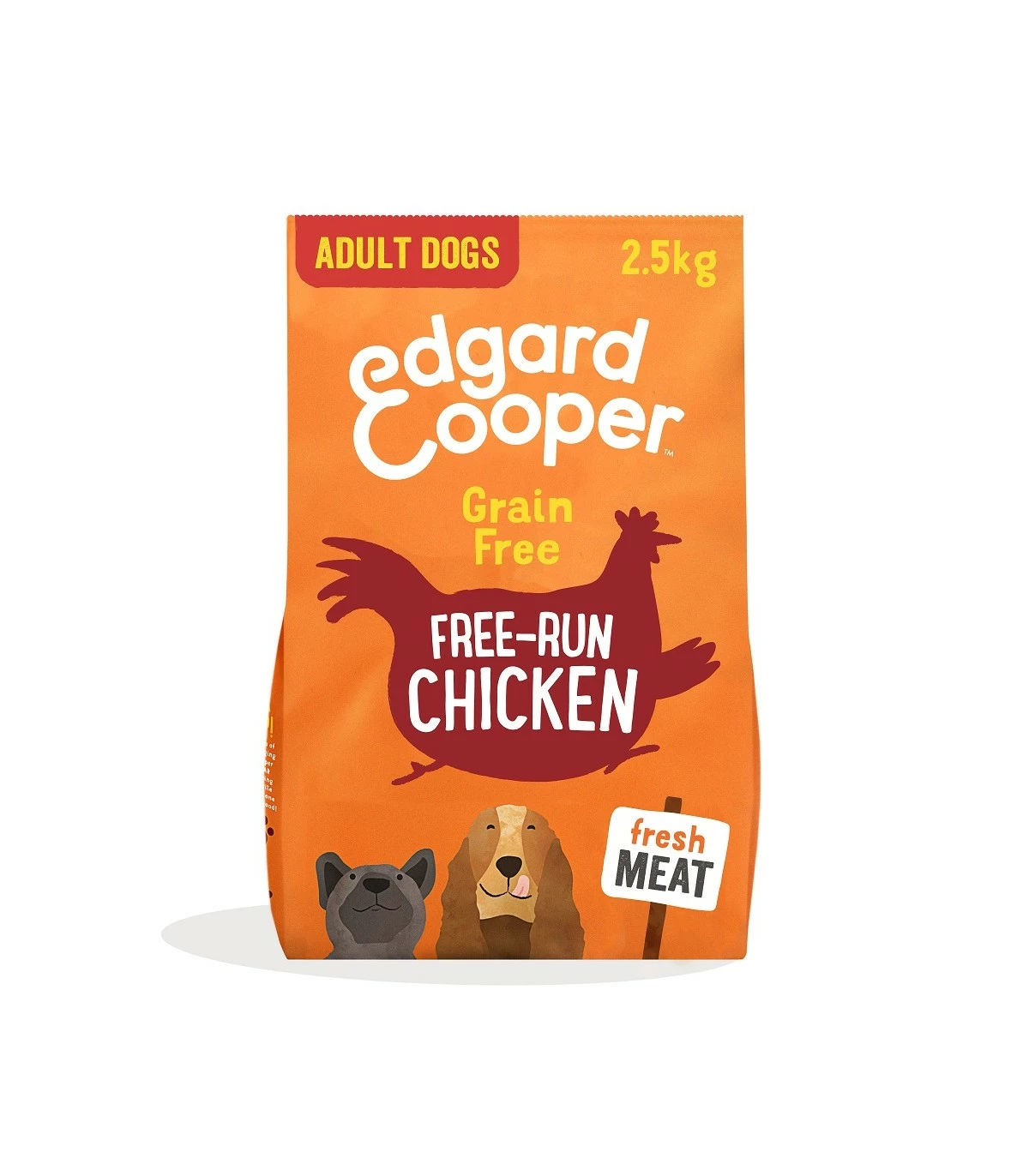 Edgard & Cooper Adult Carne Fresca Di Pollo Allevato A Terra Senza Cereali 2,5 Kg
