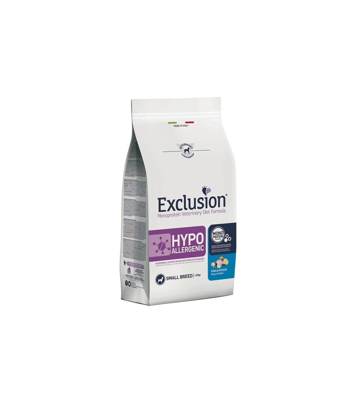 Exclusion Diet Formula Hypoallergenic Pesce E Patate Small 2 Kg