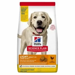 HILL'S Pet Nutrition HILL'S SCIENCE PLAN Adult Light Large Breed Alimento Secco Per Cani Al Pollo 14 Kg