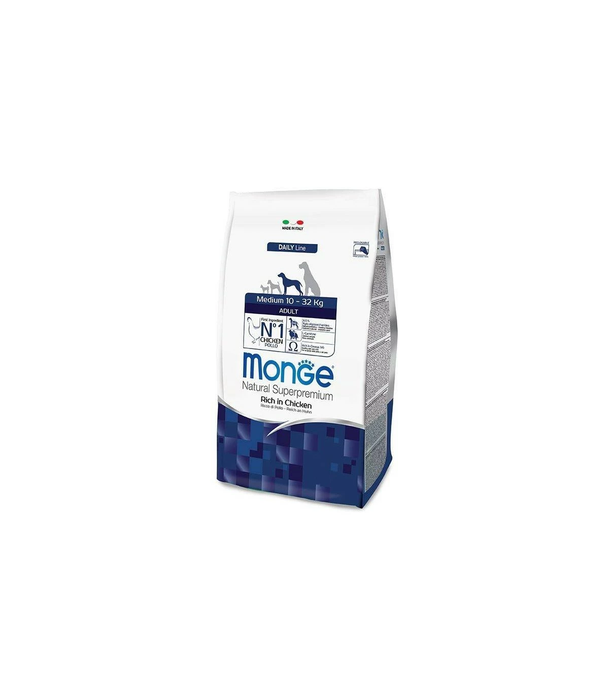 Monge Cane Adult Medium Pollo 12 Kg