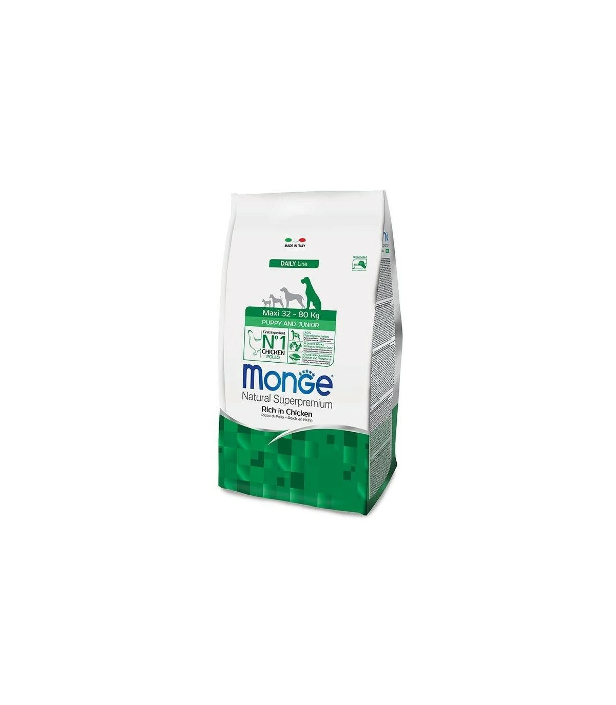 Monge Cane Puppy And Junior Maxi 12 Kg