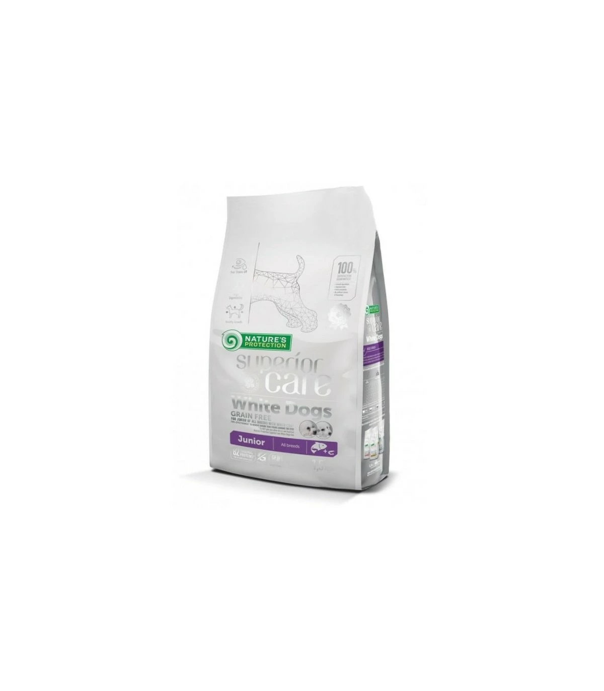 Nature's Protection Superior Care Junior White Dogs Salmone 1,5 Kg