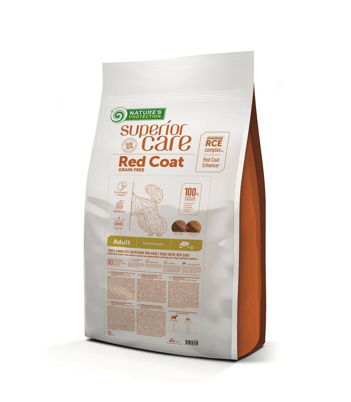 Nature's Protection Superior Care Red Coat Small Salmone 10 Kg