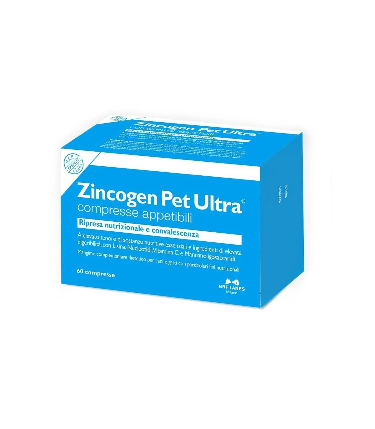 Nbf Lanes Zincogen Pet Ultra 60 Compresse