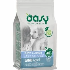 Oasy Cane Puppy & Junior Medium Large Agnello 2,5 Kg