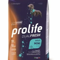 Prolife Cane Dualfresh Adult Salmone Merluzzo & Riso Mini 2 Kg