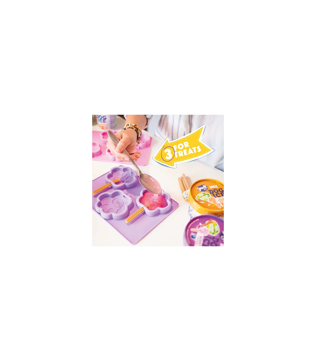 Smoofl Stampino Gelato Per Cani Taglia Grande - immagine 2