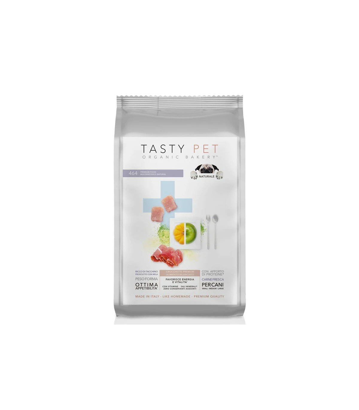 Tasty Pet Premium Food Crocchette Per Cane Al Prosciutto 2,5 Kg N. 464