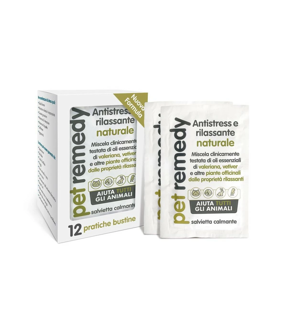 Teknofarma Pet Remedy Salviette 12 Bustine