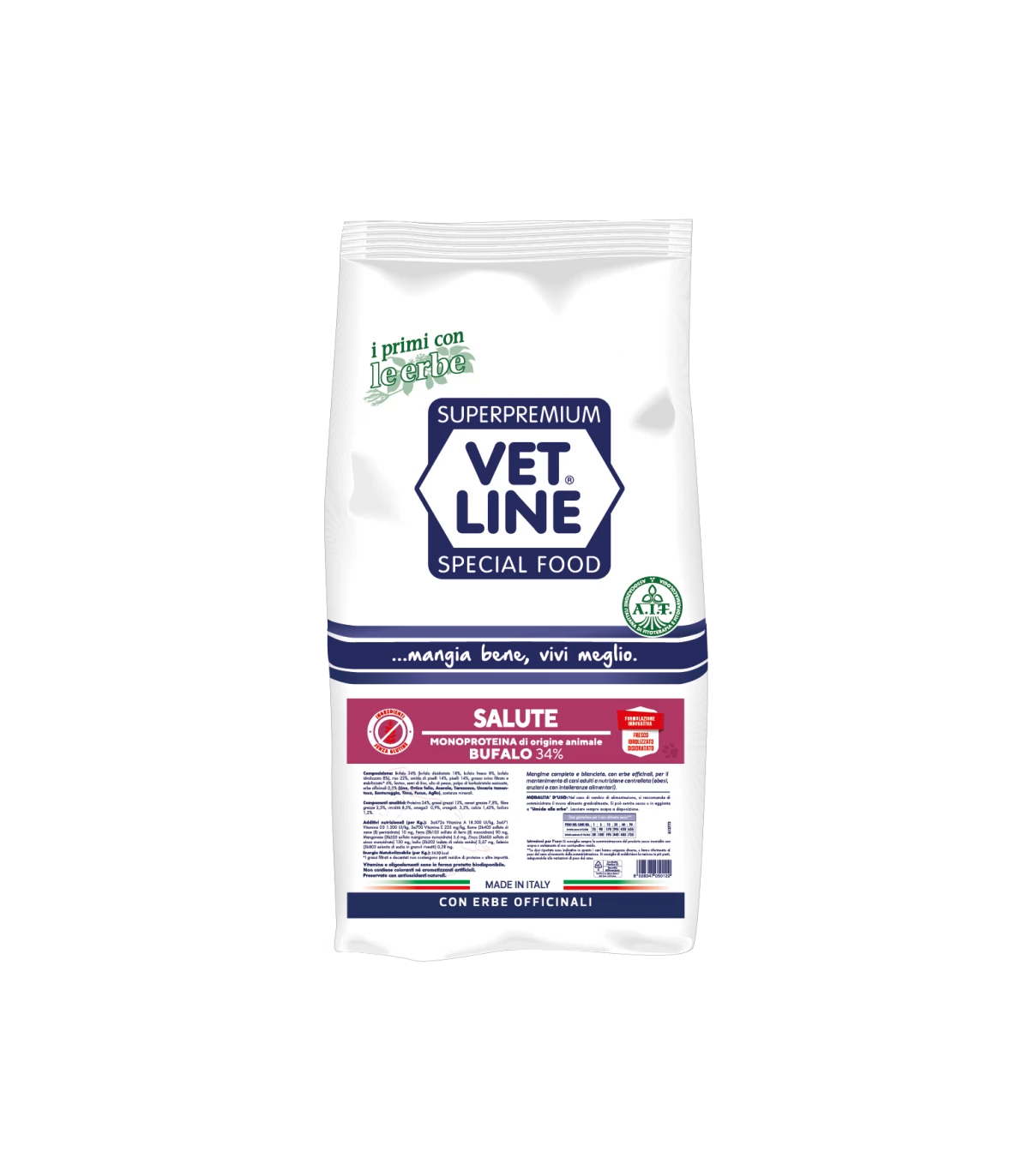 Vet Line Cane Salute Bufalo 12,5 Kg