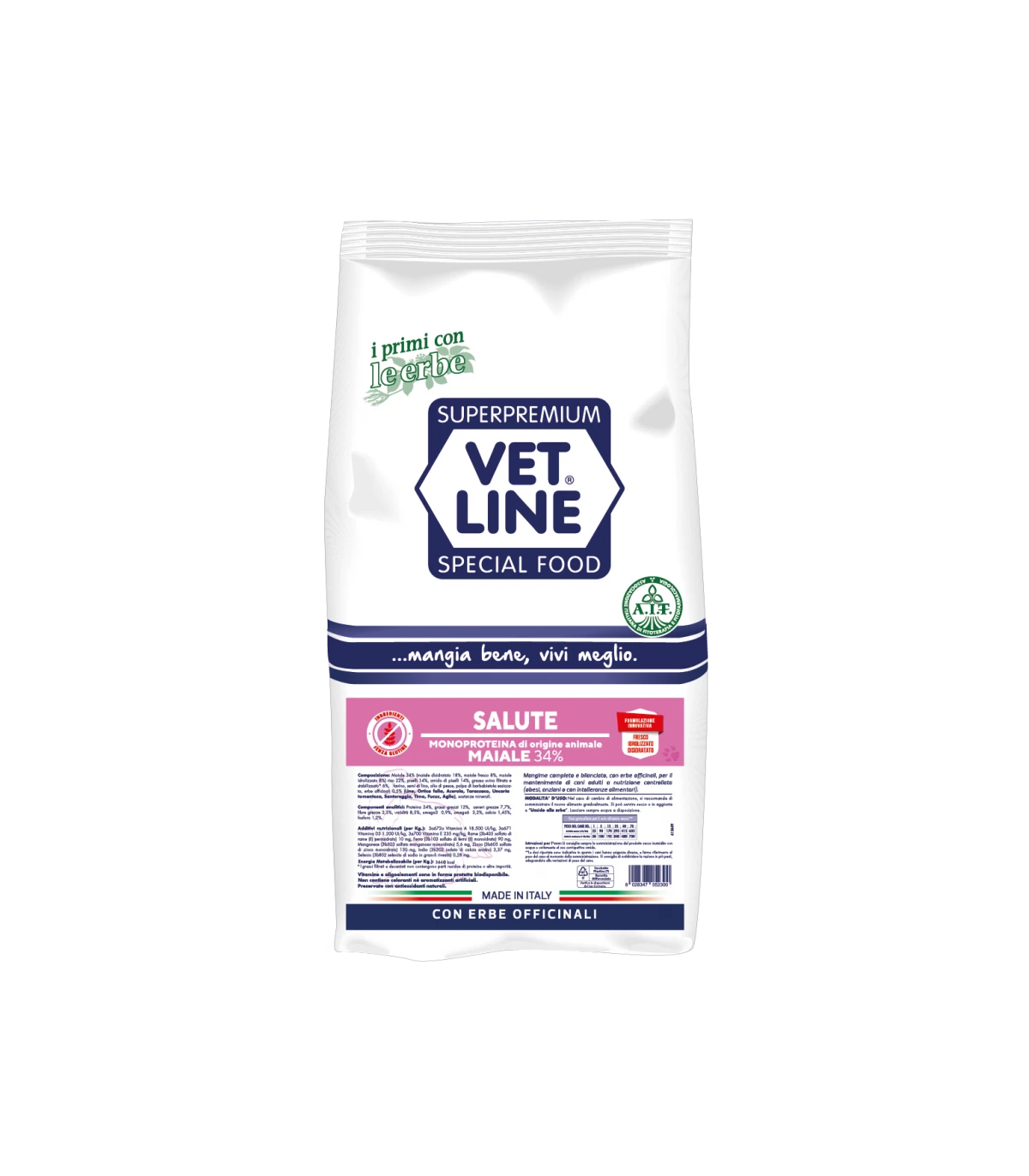 Vet Line Cane Salute Maiale 3 Kg