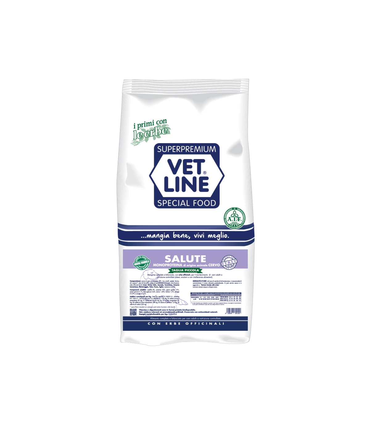 Vet Line Cane Taglia Piccola Salute Cervo 12,5 Kg
