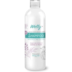 Welly - Famiglia Ciam Pet & Care Welly Bio Shampoo Delicato E Cuccioli Olio Di Cocco, Avena E Mora 250 Ml